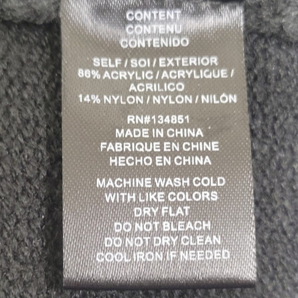 Wayf Black Lola Puff Sleeve Mock Neck Pullover Puff Sleeve Sweater Dress - Picture 5 of 8